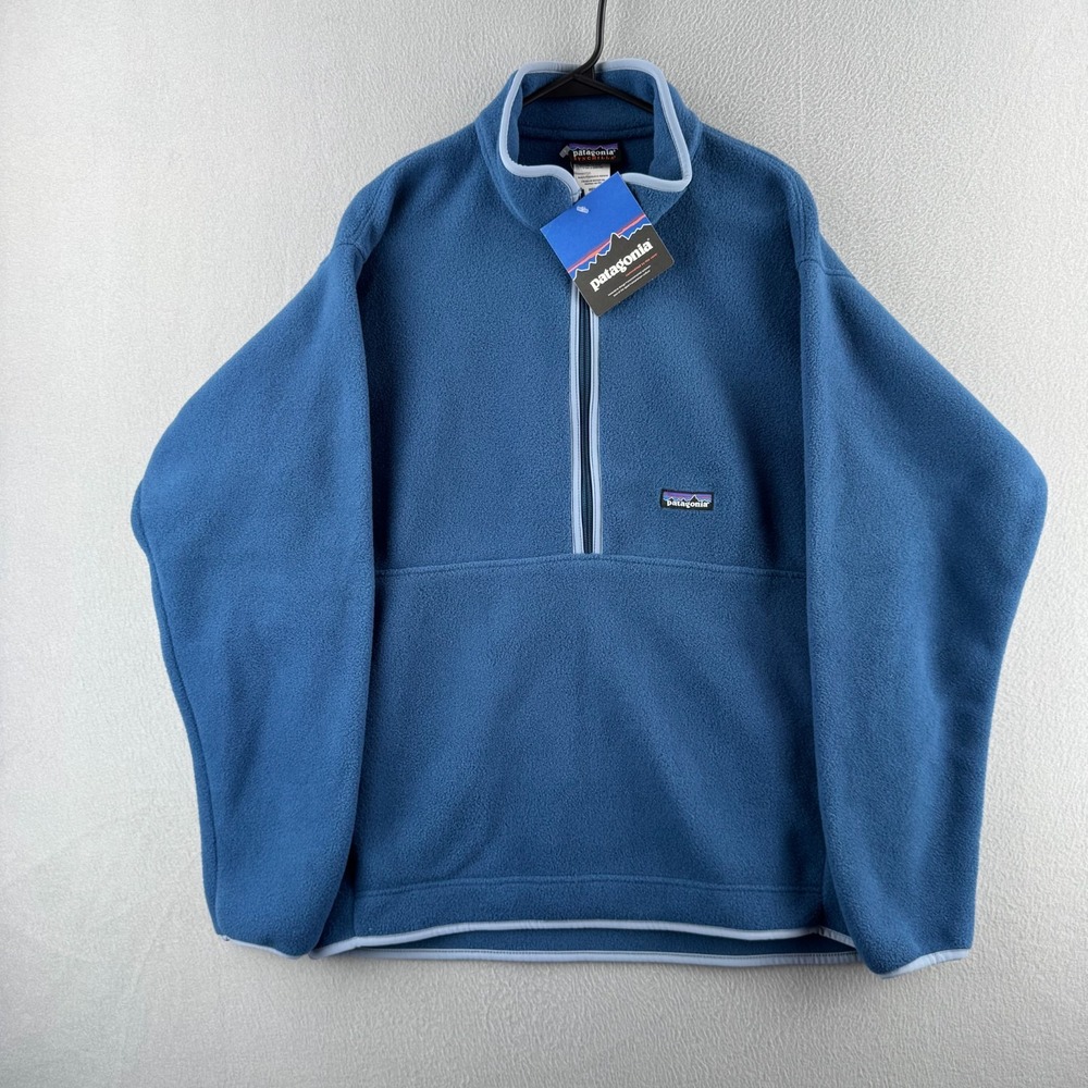 Vintage Patagonia Synchilla Marsupial Sweater Mens Large 1/2 Zip 2007 Deadstock